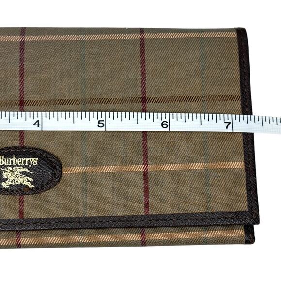 Burberrys Burberry Brown Check Canvas and Leather Long Wallet Authentic - Picture 10 of 14